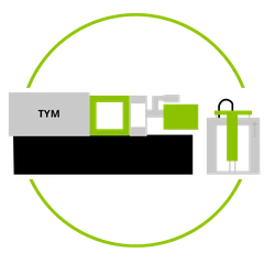ماكينة الحقن الأفقي